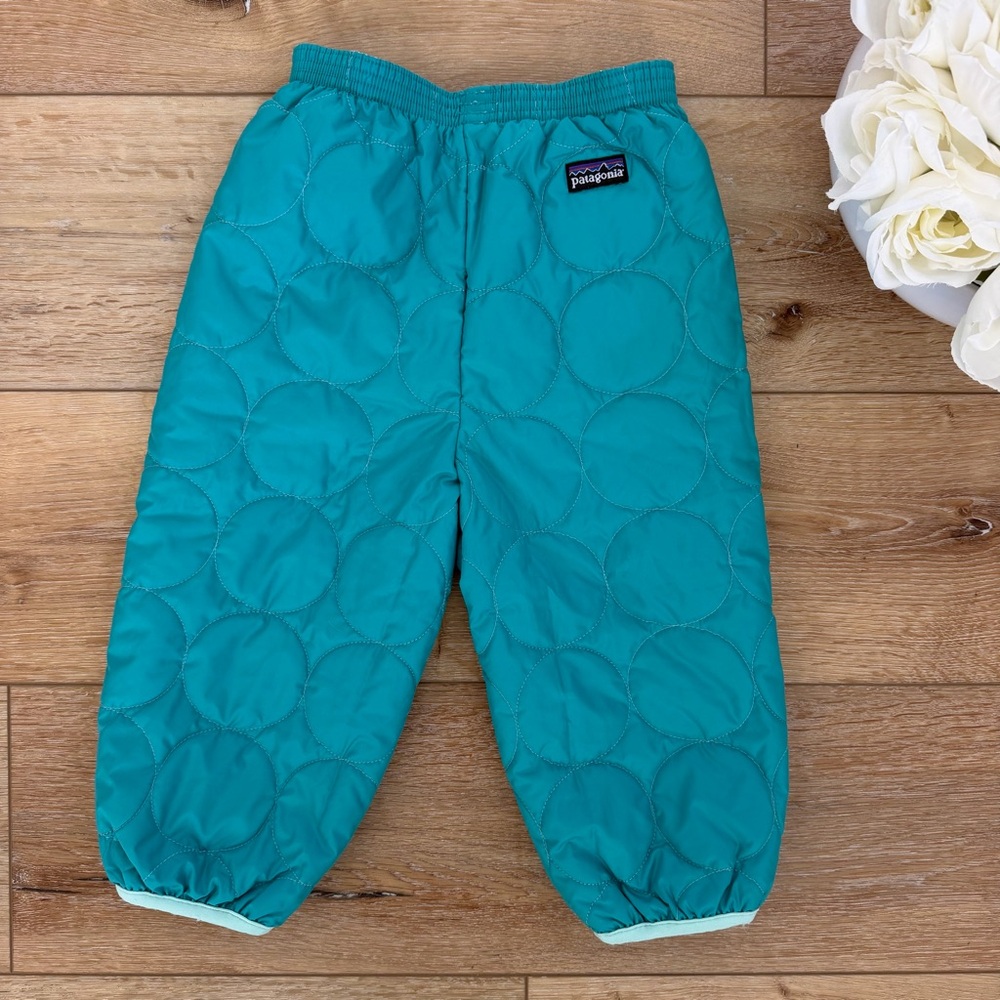 Patagonia Quilted Puff Jogger Snow Pants in Teal - 2T